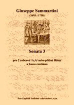 Náhled titulu - Sammartini Giuseppe (1693 - 1750) - Sonata 3