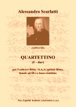 Náhled titulu - Scarlatti Alessandro (1659 - 1725) - Quartettino F - dur