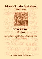 Náhled titulu - Schickhardt Johann Christian (1681? - 1762) - Concerto I. (C - dur)