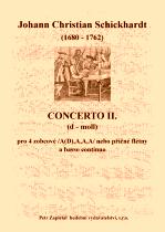 Náhled titulu - Schickhardt Johann Christian (1681? - 1762) - Concerto II. (D - moll)