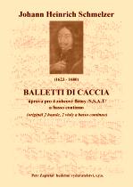 Náhled titulu - Schmelzer Johann Heinrich (1623 - 1680) - Balletti da Caccia úprava (Archív Kroměříž A 849)