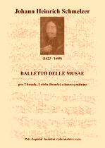 Náhled titulu - Schmelzer Johann Heinrich (1623 - 1680) - Balletti delle Musae (Archív Kroměříž A 917)