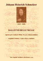 Náhled titulu - Schmelzer Johann Heinrich (1623 - 1680) - Balletti delle Musae úprava (Archív Kroměříž A 917)