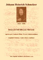 Náhled titulu - Schmelzer Johann Heinrich (1623 - 1680) - Balletti delle Musae úprava (Archív Kroměříž A 917)