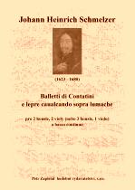 Náhled titulu - Schmelzer Johann Heinrich (1623 - 1680) - Balletti di Contatini e lepre caualcando sopra lumache (Archív Kroměříž A 849)