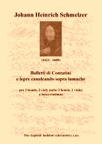 Náhled titulu - Schmelzer Johann Heinrich (1623 - 1680) - Balletti di Contatini e lepre caualcando sopra lumache (Archív Kroměříž A 849)