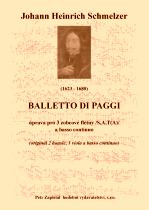 Náhled titulu - Schmelzer Johann Heinrich (1623 - 1680) - Balletti di Paggi úprava (Archív Kroměříž A 893)