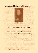 Náhled titulu - Schmelzer Johann Heinrich (1623 - 1680) - Balletto de Capitani (Archív Kroměříž A 759)