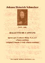 Náhled titulu - Schmelzer Johann Heinrich (1623 - 1680) - Balletto de Capitani úprava (Archív Kroměříž A 759)