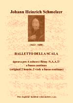 Náhled titulu - Schmelzer Johann Heinrich (1623 - 1680) - Balletto della Scala úprava (Archív Kroměříž A 756)