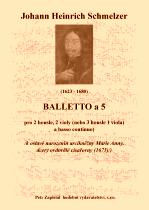 Náhled titulu - Schmelzer Johann Heinrich (1623 - 1680) - Balletto a 5 (Archív Kroměříž)