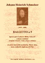 Náhled titulu - Schmelzer Johann Heinrich (1623 - 1680) - Balletto a 5 úprava (Archív Kroměříž)