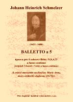 Náhled titulu - Schmelzer Johann Heinrich (1623 - 1680) - Balletto a 5 úprava (Archív Kroměříž)
