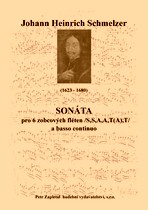 Náhled titulu - Schmelzer Johann Heinrich (1623 - 1680) - Sonáta pro 6 zobcových fléten a basso continuo