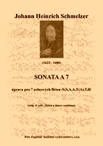 Náhled titulu - Schmelzer Johann Heinrich (1623 - 1680) - Sonata a 7