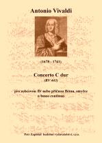 Náhled titulu - Vivaldi Antonio (1678 - 1741) - Concerto C dur (RV 443)