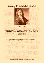 Náhled titulu - Händel Georg Friedrich (1685 - 1759) - Triosonata D - dur (HWV 397)