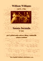 Náhled titulu - Williams William (1675 - 1701) - Sonata Secunda (C dur)
