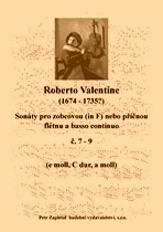 Náhled titulu - Valentine Roberto (1674 - 1735?) - Sonáty č. 7 - 9