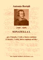 Náhled titulu - Bertali Antonio (1605 - 1669) - Sonatella I.