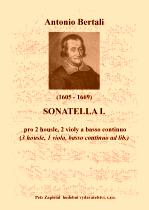 Náhled titulu - Bertali Antonio (1605 - 1669) - Sonatella I.