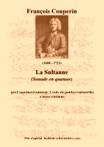Náhled titulu - Couperin Francois (1668 - 1733) - „La Sultanne“ (Sonade en quatuor)