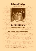 Náhled titulu - Fischer Johann (1646 - 1716?) - Tafelmusik - transpozice