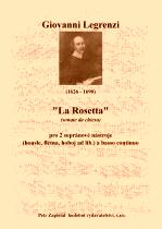 Náhled titulu - Legrenzi Giovanni (1626 - 1690) - „La Rosetta“ (sonate da chiesa)