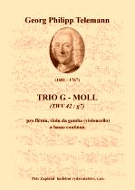 Náhled titulu - Telemann Georg Philipp (1681 - 1767) - Trio g - moll (TWV 42:g7)