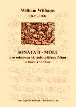 Náhled titulu - Williams William (1675 - 1701) - Sonáta d - moll