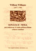 Náhled titulu - Williams William (1675 - 1701) - Sonáta d - moll