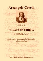 Náhled titulu - Corelli Arcangelo (1653 - 1713) - Sonata da Chiesa - op. 1, č. 4, a moll