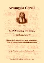 Náhled titulu - Corelli Arcangelo (1653 - 1713) - Sonata da Chiesa - úprava - op. 1, č. 10, c moll