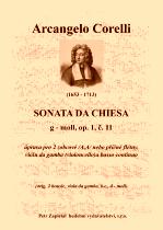 Náhled titulu - Corelli Arcangelo (1653 - 1713) - Sonata da Chiesa - úprava - op. 1, č. 11, g moll