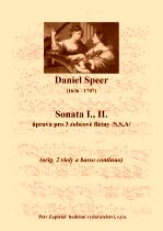 Náhled titulu - Speer Daniel (1636 - 1707) - Sonata I., II. - úprava