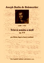 Náhled titulu - Boismortier Joseph Bodin de (1689 - 1755) - Triová sonáta a - moll (op. 37/5)