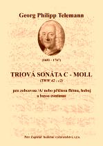 Náhled titulu - Telemann Georg Philipp (1681 - 1767) - Triová sonáta c -moll (TWV 42:c2)