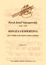 Náhled titulu - Vejvanovský Pavel Josef (1640 - 1693) - Sonata Vespertina (transpozice z C do B)