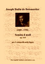 Náhled titulu - Boismortier Joseph Bodin de (1689 - 1755) - Sonáta d - moll (op. 14, č. 3)
