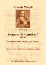 Náhled titulu - Vivaldi Antonio (1678 - 1741) - Concerto C - dur - úprava (orig. D - dur, RV 90 „Il Gardelino“ - Stehlík)