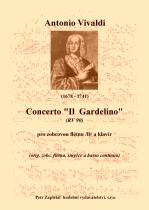 Náhled titulu - Vivaldi Antonio (1678 - 1741) - Concerto „Il Gardelino“ (Stehlík) RV 90 - klavírní výtah