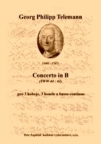 Náhled titulu - Telemann Georg Philipp (1681 - 1767) - Concerto in B