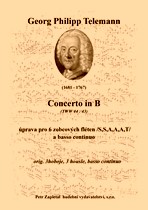 Náhled titulu - Telemann Georg Philipp (1681 - 1767) - Concerto in B - úprava