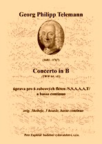 Náhled titulu - Telemann Georg Philipp (1681 - 1767) - Concerto in B - úprava