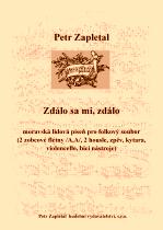 Náhled titulu - Zapletal Petr (*1965) - „Zdálo sa mi, zdálo“ pro folkový soubor