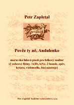 Náhled titulu - Zapletal Petr (*1965) - „Pověz ty ně, Andulenko“ pro folkový soubor