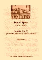 Náhled titulu - Speer Daniel (1636 - 1707) - Sonata (transpozice z C do B - dur)
