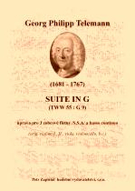 Náhled titulu - Telemann Georg Philipp (1681 - 1767) - Suite in G - úprava