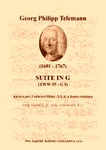 Náhled titulu - Telemann Georg Philipp (1681 - 1767) - Suite in G - úprava