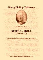 Náhled titulu - Telemann Georg Philipp (1681 - 1767) - Suite a - moll (TWV 55:a2) (klavírní výtah)